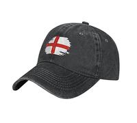 BAAROO England Flag Baseball Cap Men Black Vintage Cotton Washed Denim Hat Adjustable Adult Unisex Caps