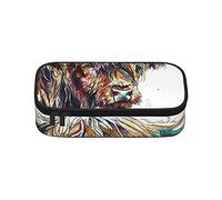 BAAROO Highland Cow Pencil Case Canvas Large Capacity Pen Case Desk Organizer Stationery Bag with Zipper