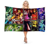 BAAROO JoJo's Bizarre Adventure-Portrait-Illustrator Anime Microfiber Lightweight Absorption Sand Free Quickly Dry Beach Towel Camping To 130CM 80CM