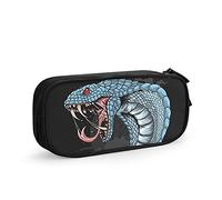 BAAROO King Cobra Head Pencil Case Office Large Storage Big Capacity Bag School Pencil Pen Case College