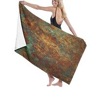 BAAROO Large Soft Microfiber Bath Towel Blanket,Beautiful Verdigris Oxidized Copper,Bath Sheet Beach Towel for Family Hotel Travel Swimmi 130cm X 80CM