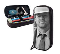 BAAROO Leather Pencil case Donnie Wahlberg Durable Pencil Bag Stationery Zipper Pouch for Girls Boys Student School Office