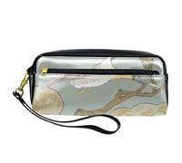 BAAROO Leather Pencil Case Marker Pen Pouch Desk Organizer Boxes,Flying Ducks,Pencil Storage Package