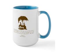 BAAROO Mr. Darcy, Jane Austen Gift Large Mug Ceramic Coffee Mug, Tea Cup 15 oz
