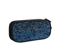 BAAROO Pencil Case Cool Coding, Big Capacity Large Pouch Pen Holder School Supplies Stationery Storage Organizer for Office Student Girls