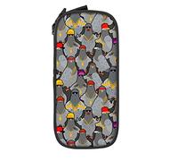 BAAROO Pigeon Gangster Gang Rapper Pencil Case Large Capacity Durable Pencil Pouch Storage Pen Bag with Zipper Pouch Box Statio