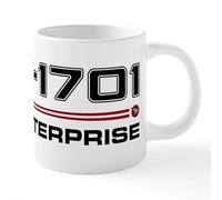 BAAROO USS Enterprise Refit Dark Mugs 20 oz Ceramic Mega Mug