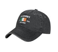 BAAROO Washed Denim Kilkenny Ireland Irish Ireland Flag Baseball Cap Men Black Vintage Cotton Hat Unisex Dad Trucker Hats Women