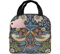BAAROO William Morris Lunch Box Reusable Insulated Lunch Bag Ladies Men's Lunch Box Suitable for Camping Office School