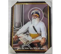 Baba Deep Singh Ji Photo Frame | Baba Deep Singh Ji Wall Hanging Photo Frame For Home/Office Gifting And Decoration Item (White)