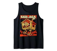 Baba Jaga Slavic Witch Folklore Forest House Chicken Legs Tank Top