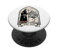 Baba Jaga Slavic Witch Pagan Folklore Folk Magic PopSockets Adhesive PopGrip
