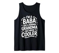 Baba Like A Normal Grandma Much Cooler, Slavic Grandmother Tank Top