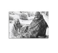 Baba Ram Dass & Neem Karoli BabaWall Decoration Posters Motivational Wall Posters Suitable for Office Gym Bedroom Decoration AestheticUnframe-style 24x36inch(60x90cm)