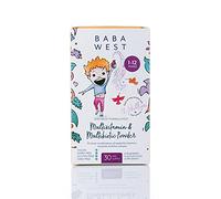 Baba West Children’s Multivitamin & Multibiotic Powder (1-12 Years) - Kids Multivitamin with Friendly Bacteria - Supports Immunity & Gut Health - 1 Month Supply (30 Days)
