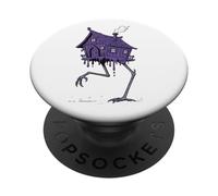 Baba Yaga Chicken Leg House Slavic Folklore Art PopSockets Adhesive PopGrip