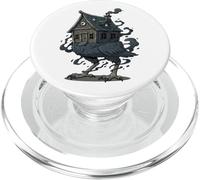 Baba Yaga Chicken Leg House Spooky Folklore Dark Art PopSockets PopGrip for MagSafe