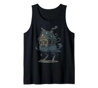 Baba Yaga Chicken Leg House Spooky Folklore Dark Art Tank Top