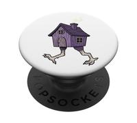 Baba Yaga Chicken Leg Hut Slavic Folklore Fantasy PopSockets Adhesive PopGrip