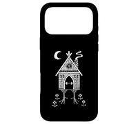 Baba Yaga Gym Hut Slavic Folklore Linocut Art Case for iPhone 17 Pro Max