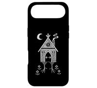 Baba Yaga Gym Hut Slavic Folklore Linocut Art Case for iPhone Air