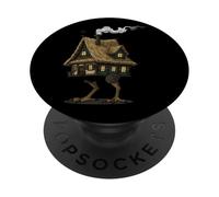 Baba Yaga Hut on Chicken Legs Slavic Folklore Fantasy PopSockets Adhesive PopGrip