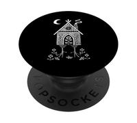 Baba Yaga Hut Slavic Folklore Chicken Legs PopSockets Adhesive PopGrip