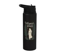 Baba Yaga Slavic Pagan Folklore Witch of the Woods Forest Stainless Steel Insulated Water Bottle