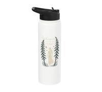 Baba Yaga Slavic Pagan Folklore Witch of the Woods Forest Stainless Steel Insulated Water Bottle