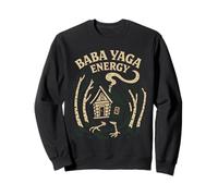 Baba Yaga Slavic Pagan Folklore Witch of the Woods Forest Sweatshirt
