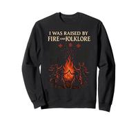 Baba Yaga Slavic Pagan Folklore Witch of the Woods Forest Sweatshirt