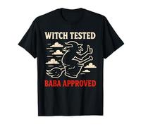 Baba Yaga Slavic Pagan Folklore Witch of The Woods Forest T-Shirt
