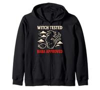Baba Yaga Slavic Pagan Folklore Witch of the Woods Forest Zip Hoodie