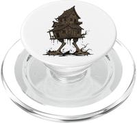 Baba Yaga Walking House Chicken Legs Slavic Folklore PopSockets PopGrip for MagSafe