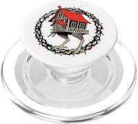 Baba Yaga Witch Hut on Chicken Legs Slavic Folklore PopSockets PopGrip for MagSafe