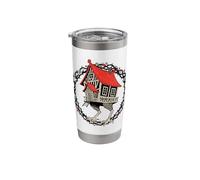 Baba Yaga Witch Hut on Chicken Legs Slavic Folklore Stainless Steel Insulated Tumbler