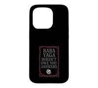 Baba Yaga Witchcore Slavic Folklore Dark Feminine Look Case for iPhone 15 Pro