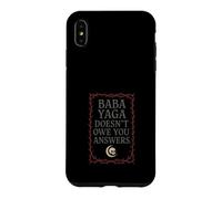 Baba Yaga Witchcore Slavic Folklore Dark Feminine Look Case for iPhone XS Max