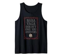 Baba Yaga Witchcore Slavic Folklore Dark Feminine Look Tank Top