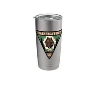 Baba Yaga's Hut Forest Witch Slavic Folklore Stainless Steel Insulated Tumbler