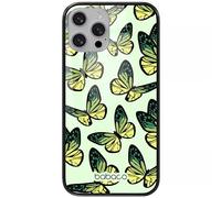 Babaco ERT GROUP mobile phone case for Apple Iphone 13 original and officially Licensed pattern Butterflies 002 made of hardened glass, optimally adapted to the mobile phone, protective cover