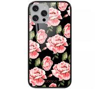 Babaco ERT GROUP mobile phone case for Apple Iphone 13 original and officially Licensed pattern Flowers 013 made of hardened glass, optimally adapted to the mobile phone, protective cover