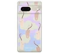 Babaco ERT GROUP mobile phone case for Google PIXEL 7 original and officially Licensed pattern Cats 015 optimally adapted to the shape of the mobile phone, partially transparent