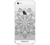 Babaco ERT GROUP mobile phone case for Iphone 5/5S/SE original and officially Licensed pattern Mandalas 006 optimally adapted to the shape of the mobile phone, partially transparent