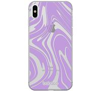 Babaco ERT GROUP mobile phone case for Iphone XS Max original and officially Licensed pattern Doodle 001 optimally adapted to the shape of the mobile phone, partially transparent