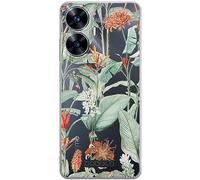 Babaco ERT GROUP mobile phone case for Realme C55 original and officially Licensed pattern Flowers 048 optimally adapted to the shape of the mobile phone, partially transparent