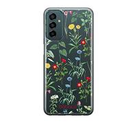 Babaco ERT GROUP mobile phone case for Samsung A13 4G original and officially Licensed pattern Flowers 042 optimally adapted to the shape of the mobile phone, partially transparent