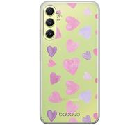 Babaco ERT GROUP mobile phone case for Samsung A34 5G original and officially Licensed pattern Hearts 005 optimally adapted to the shape of the mobile phone, partially transparent