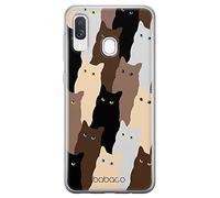 Babaco ERT GROUP mobile phone case for Samsung A40 original and officially Licensed pattern Cats 001 optimally adapted to the shape of the mobile phone, case made of TPU