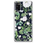 Babaco ERT GROUP mobile phone case for Samsung A41 original and officially Licensed pattern Flowers 034 optimally adapted to the shape of the mobile phone, case made of TPU